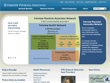 Tablet Screenshot of fpanetwork.org